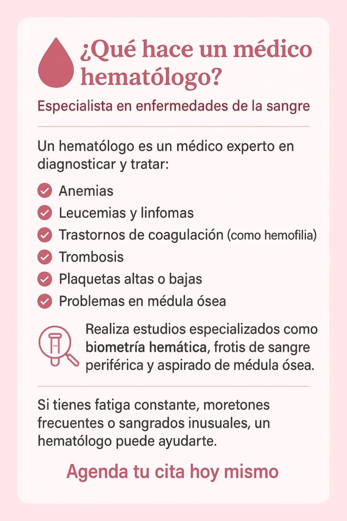 Hematólogos en Los Mochis